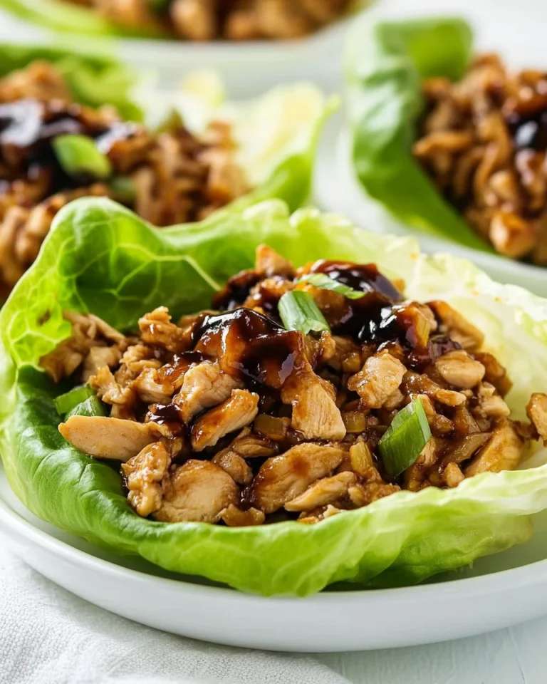 Delicious Homemade Chicken Lettuce Wraps