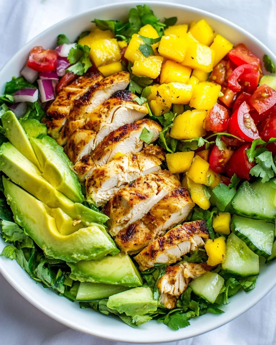 Fresh Chicken Mango Avocado Salad - additional image