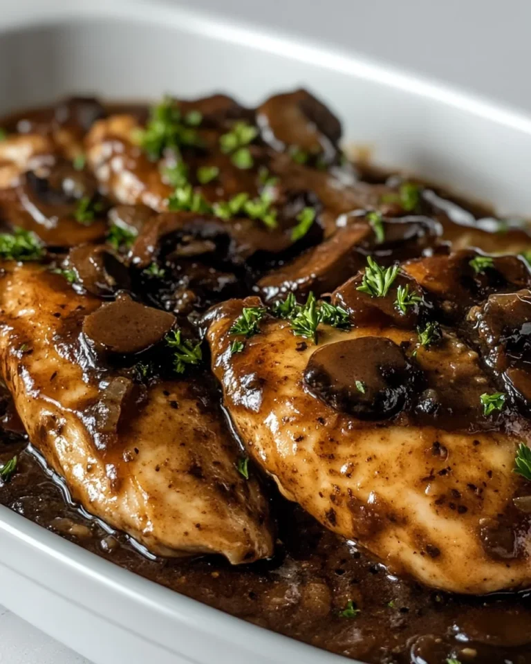 Classic Chicken Marsala With Savory Mushroom Sauce