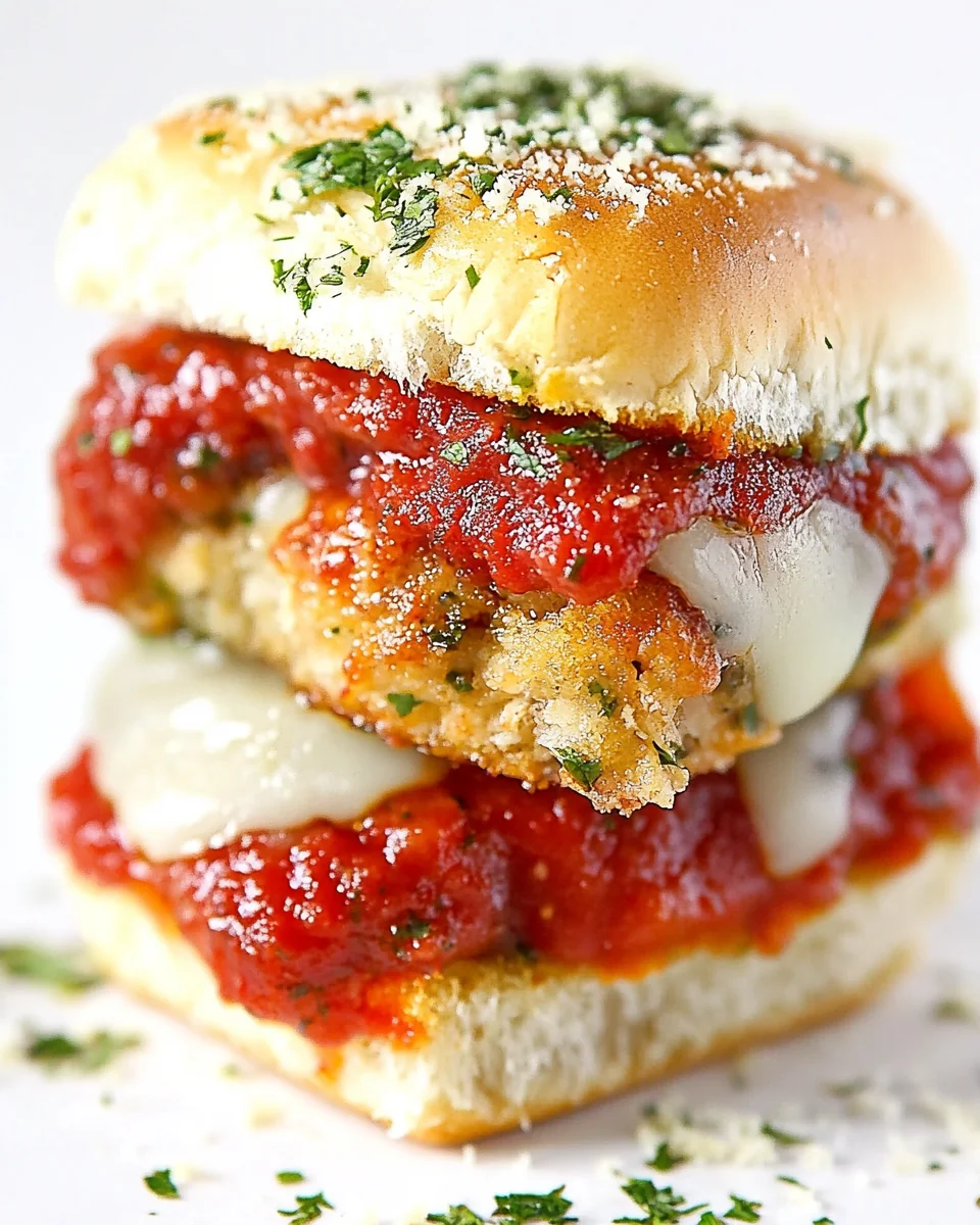 Homemade Chicken Parmesan Sliders for a Cozy Night - additional image