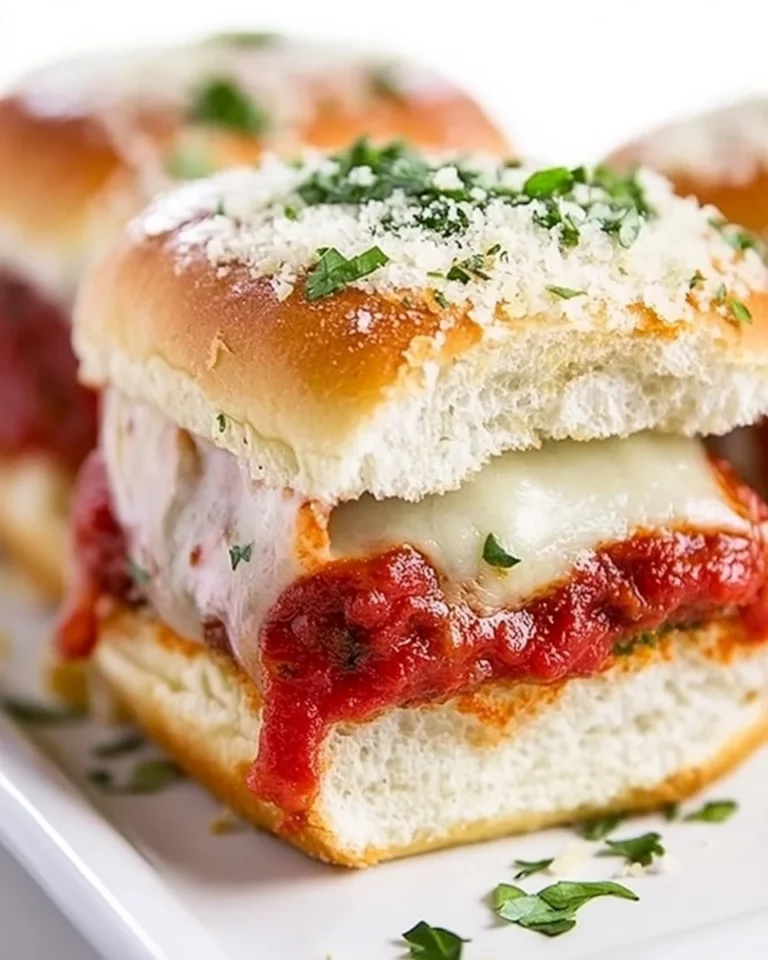 Homemade Chicken Parmesan Sliders for a Cozy Night