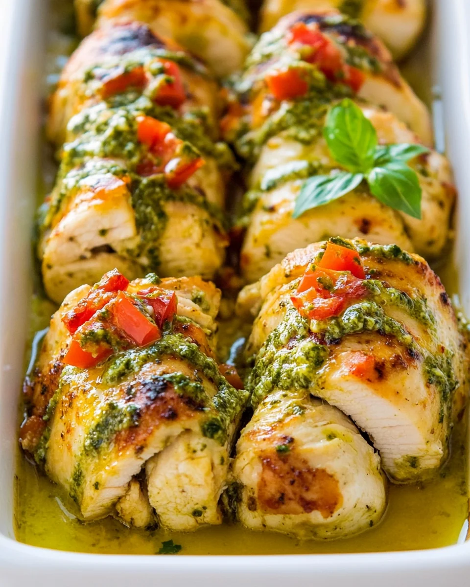 Homemade Chicken Pesto Roll-Ups for a Delicious Dinner - additional image