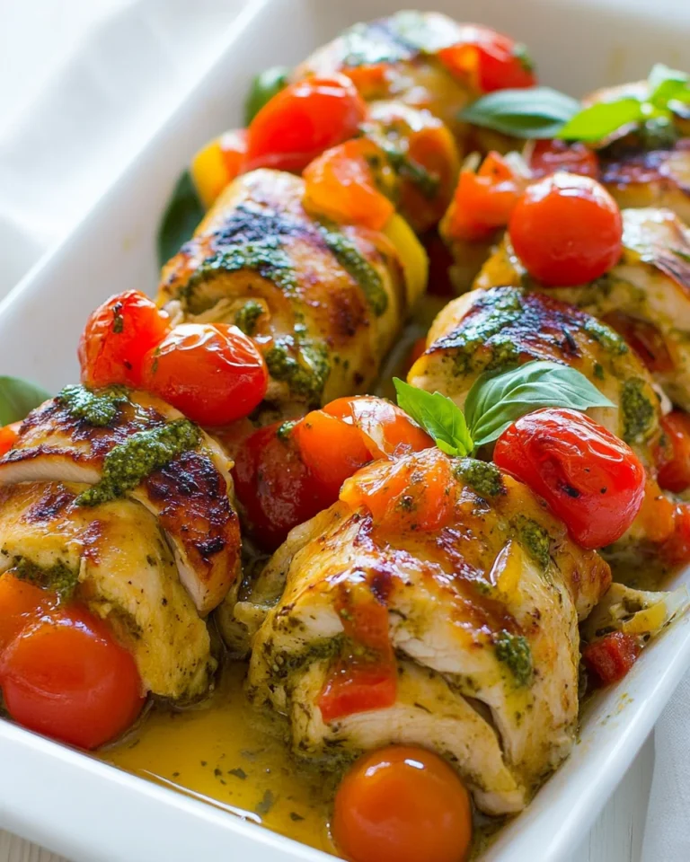 Homemade Chicken Pesto Roll-Ups for a Delicious Dinner