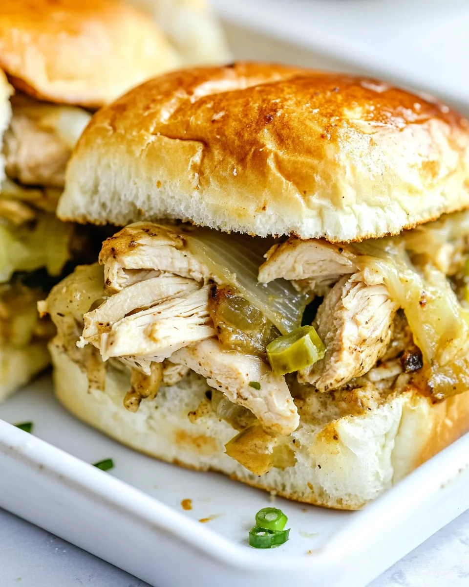 Delicious Homemade Chicken Philly Sliders - additional image