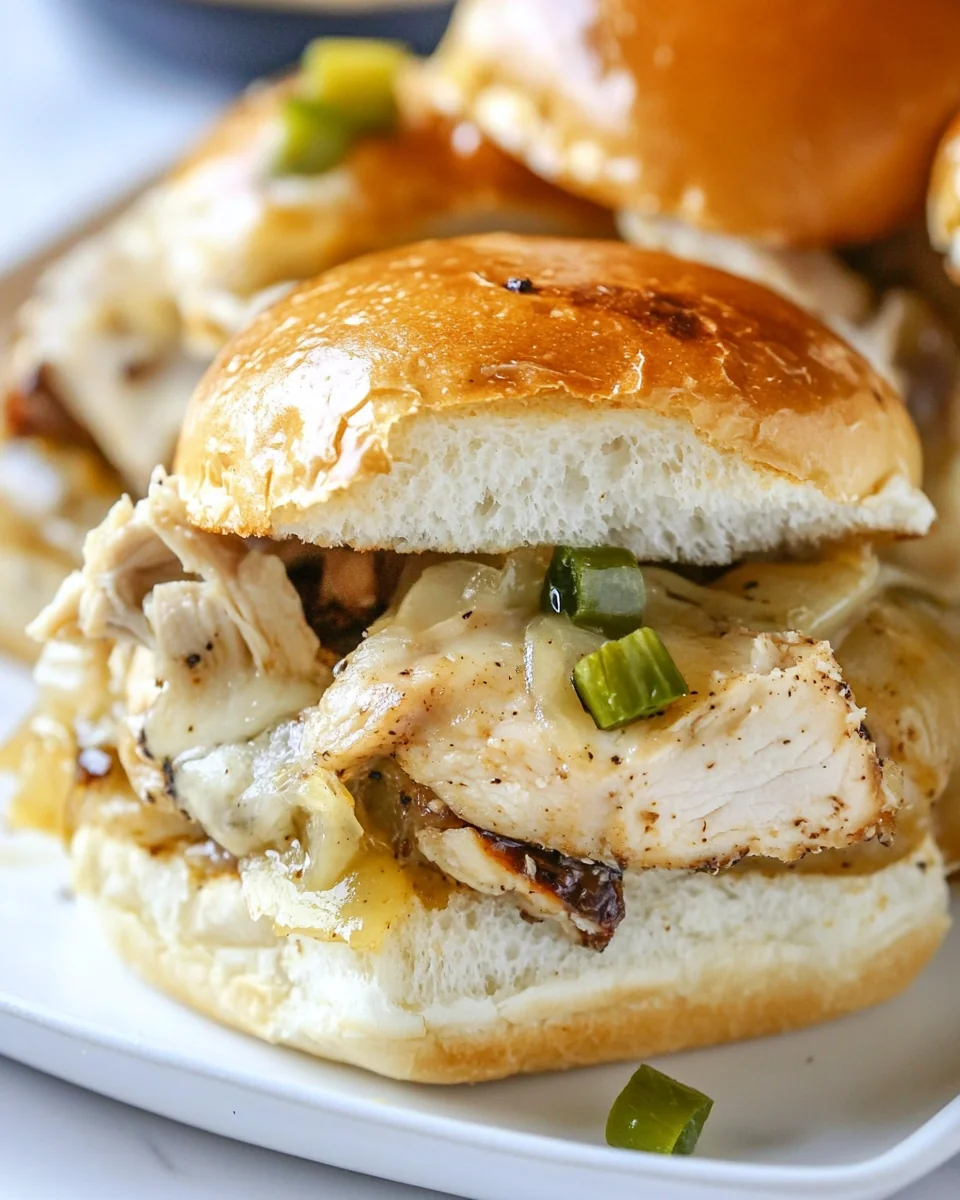 Delicious Homemade Chicken Philly Sliders - additional image