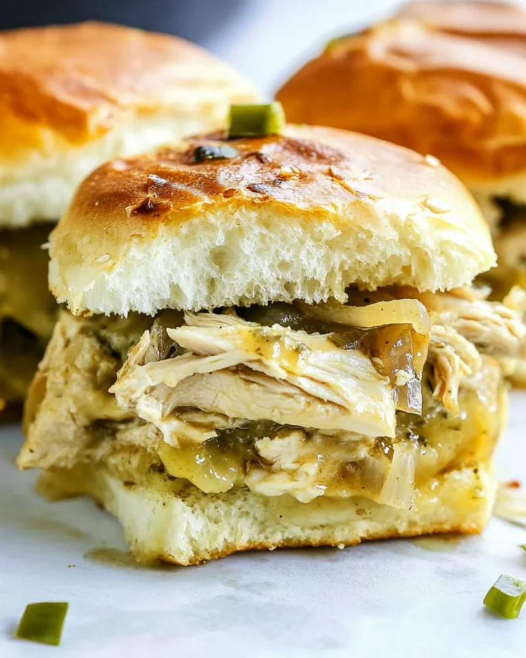 Delicious Homemade Chicken Philly Sliders