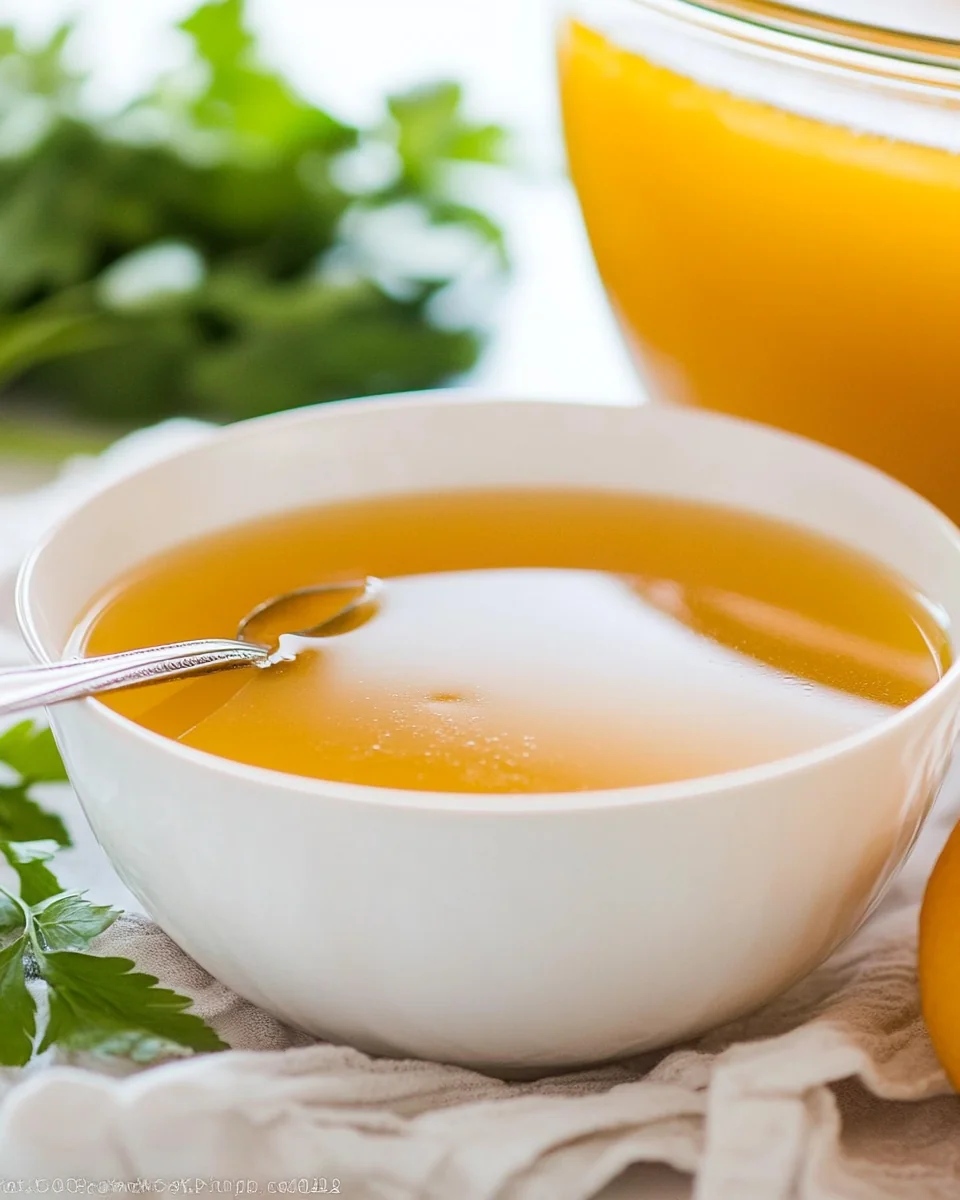 Homemade Chicken Bone Broth for a Cozy Night