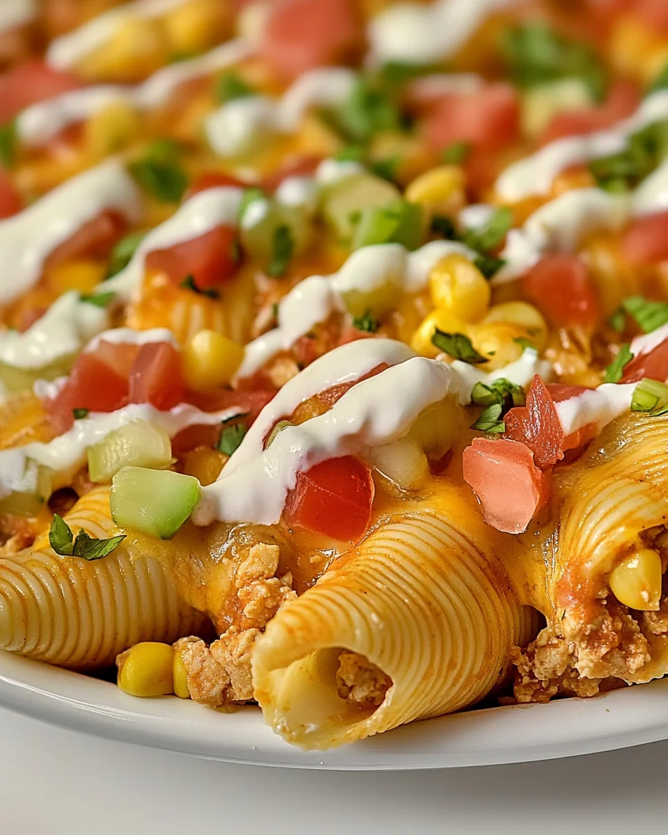 Savory Chicken Taco Stuffed Shells for a Cozy Night - additional image