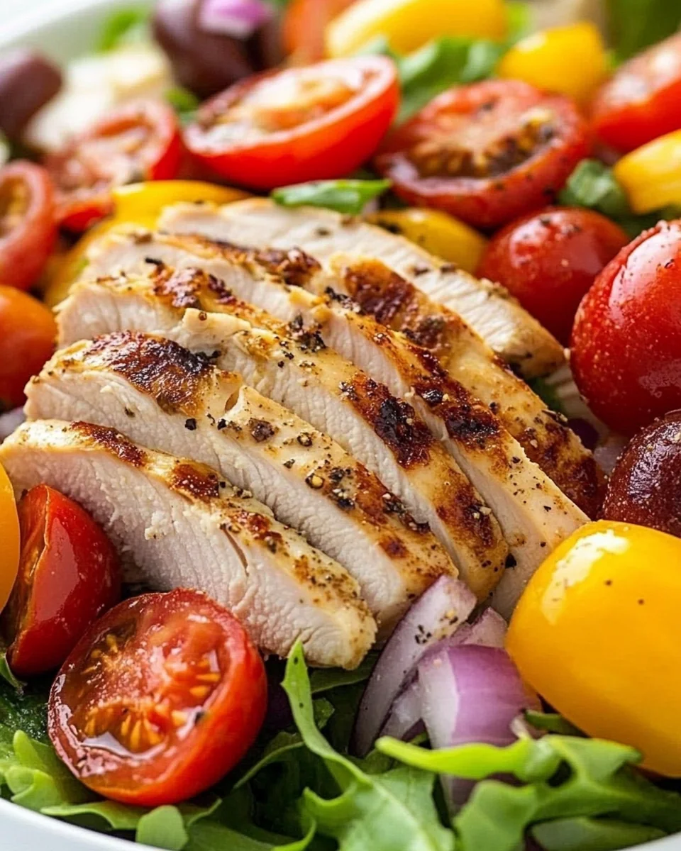 Fresh and Flavorful Chicken Tomato Salad - additional image