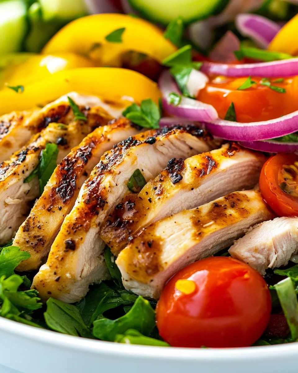 Fresh and Flavorful Chicken Tomato Salad - additional image