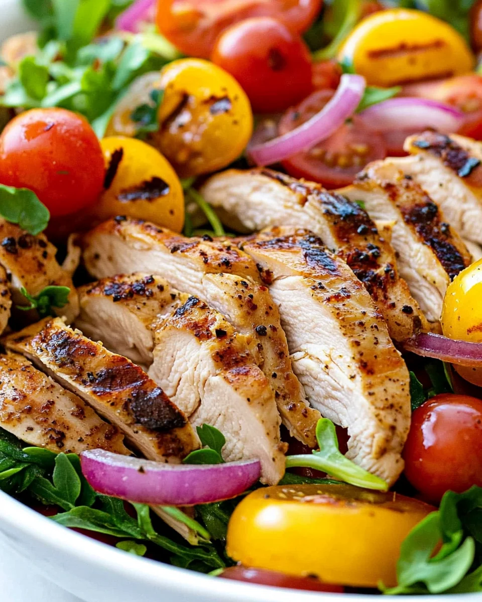 Fresh and Flavorful Chicken Tomato Salad - additional image