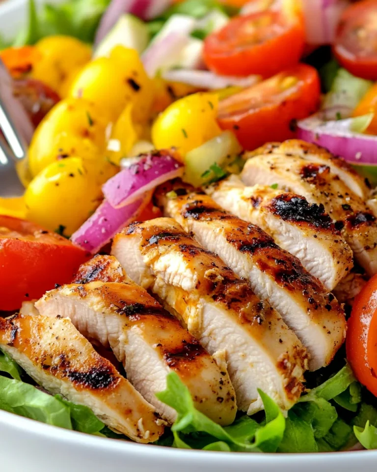 Fresh and Flavorful Chicken Tomato Salad