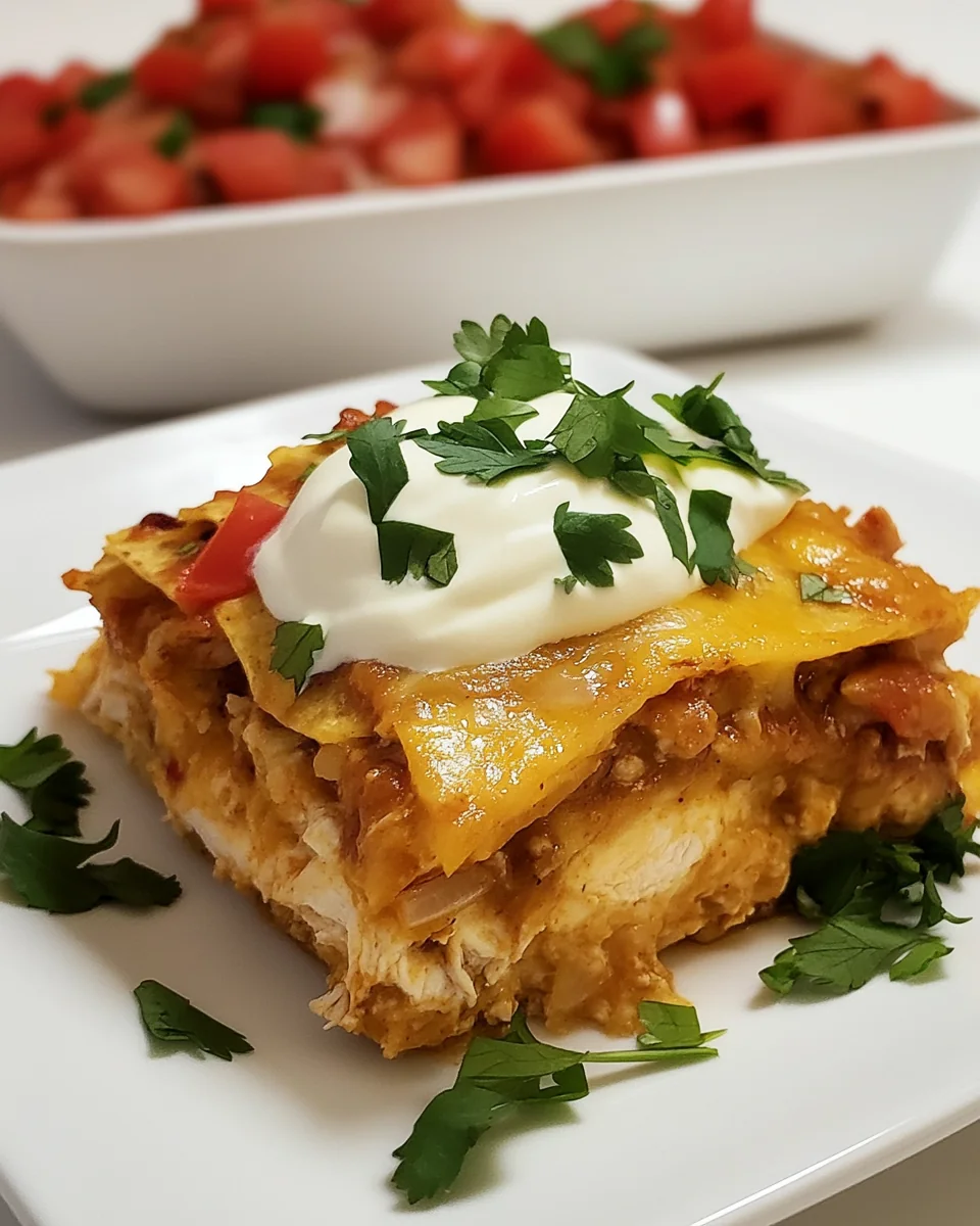 Easy and Delicious Chicken Tortilla Casserole - additional image