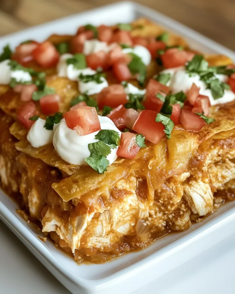 Easy and Delicious Chicken Tortilla Casserole
