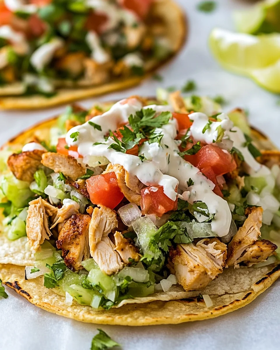 Fresh and Flavorful Chicken Tostadas - additional image
