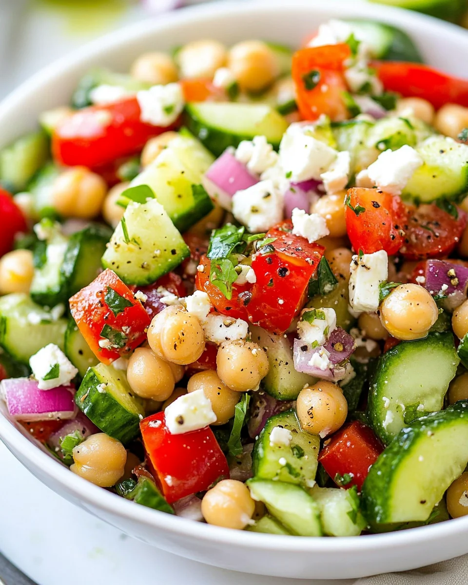 Fresh Chickpea Salad Recipe For A Healthy Meal - additional image