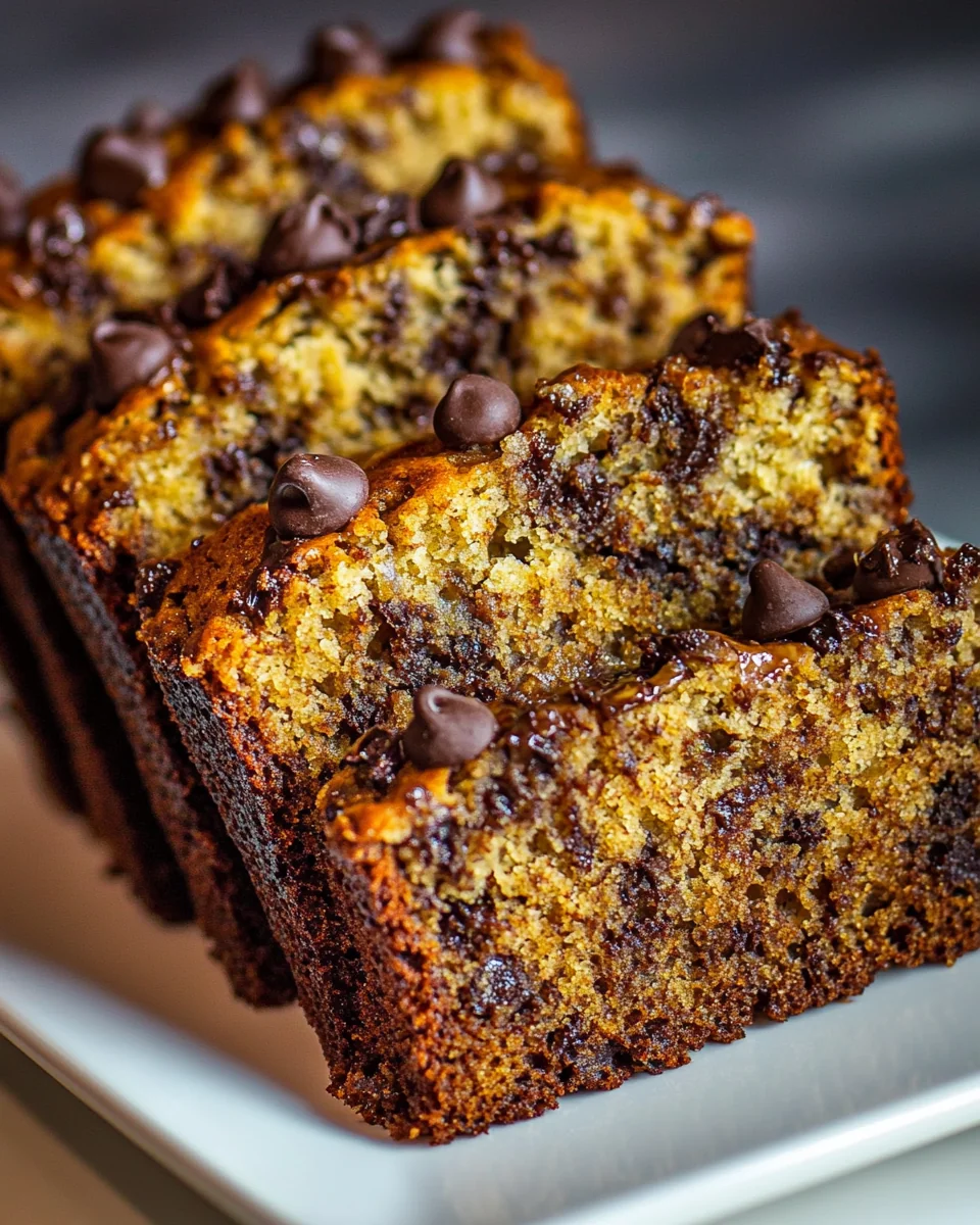 Classic Homemade Chocolate Chip Banana Bread - additional image