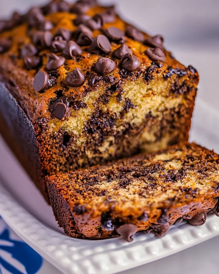 Classic Homemade Chocolate Chip Banana Bread