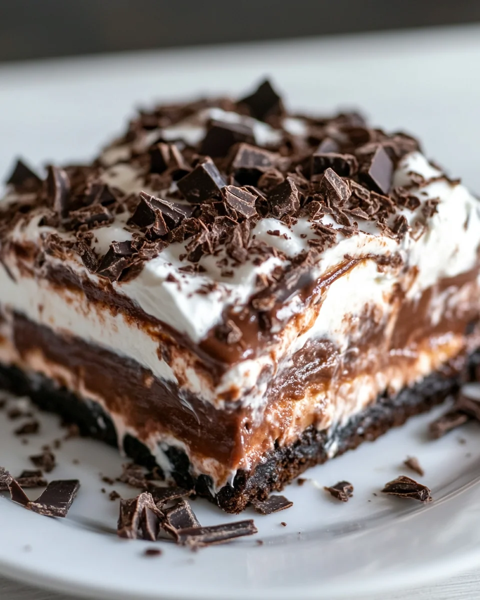 Delicious Chocolate Lasagna Made From Scratch - additional image