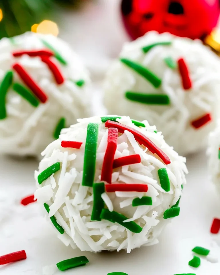 Homemade Christmas Coconut Balls: A Sweet Seasonal Treat