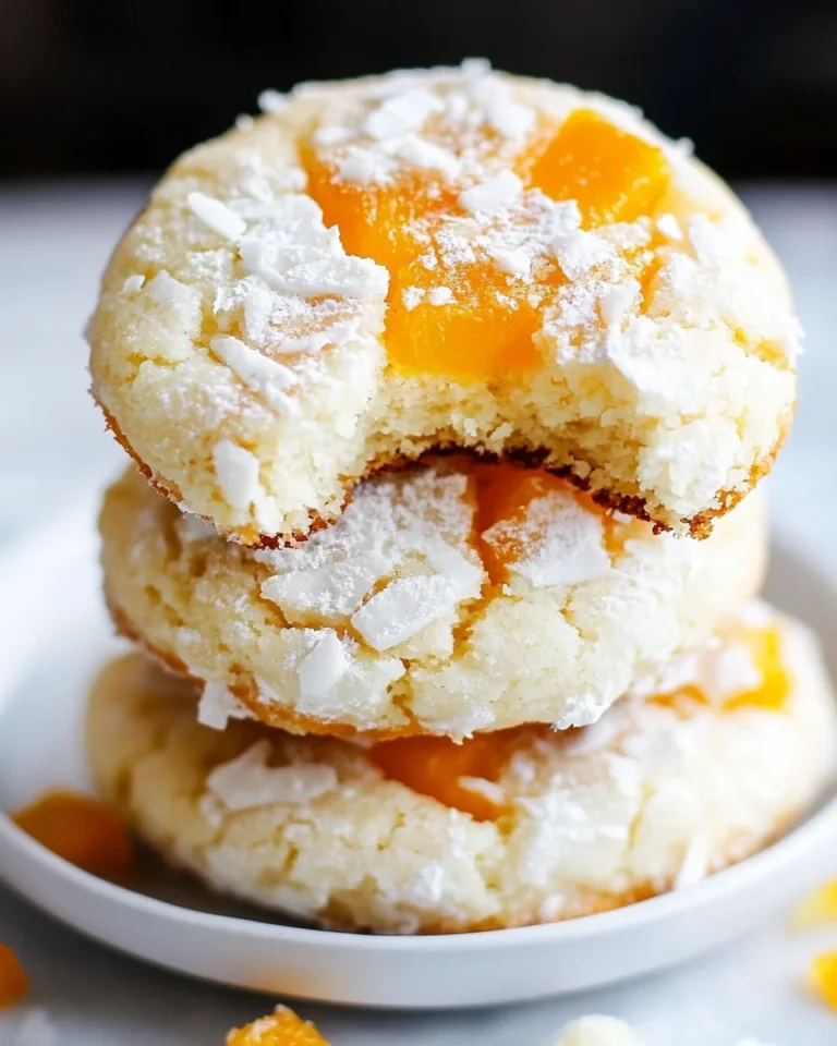 Homemade Coconut Pineapple Cookies That Are Sweet and Delicious
