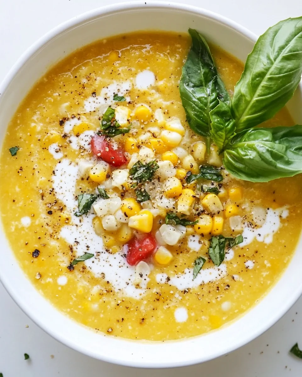 Creamy Fresh Corn Soup - additional image