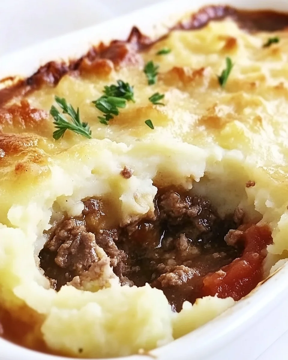 Savory Country Meat and Mashed Potatoes Casserole - additional image