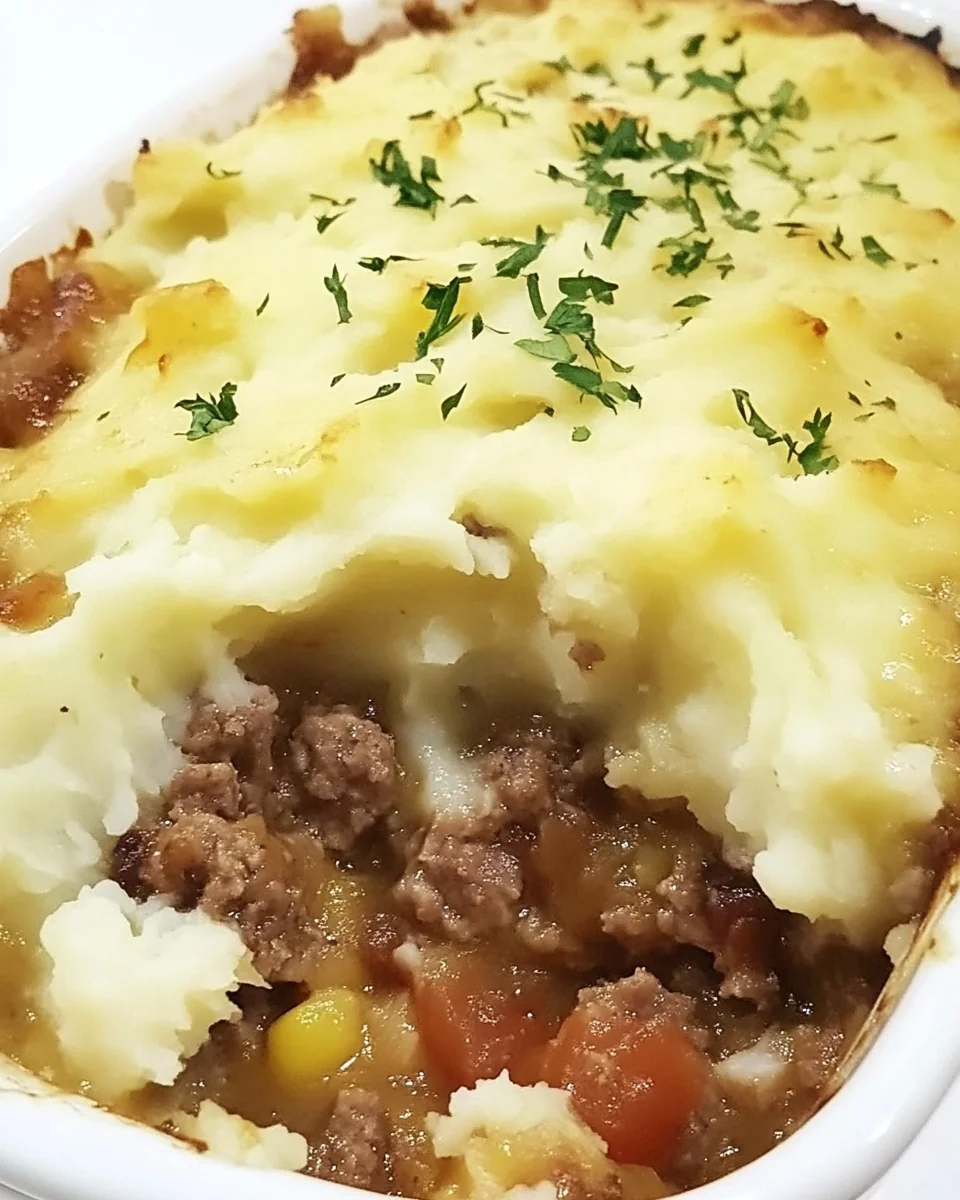 Savory Country Meat and Mashed Potatoes Casserole - additional image