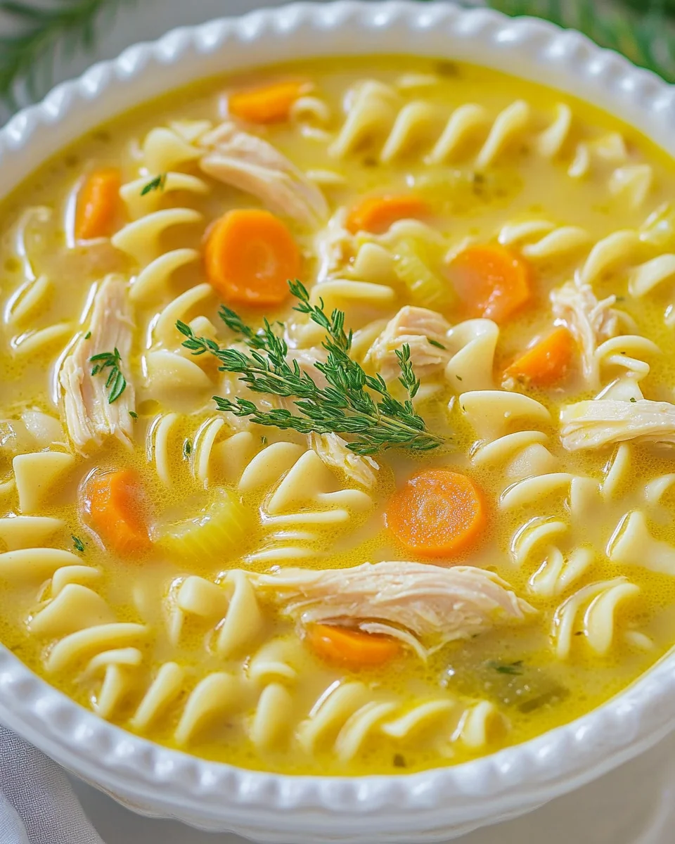 Creamy Chicken Noodle Soup For Cozy Nights - additional image