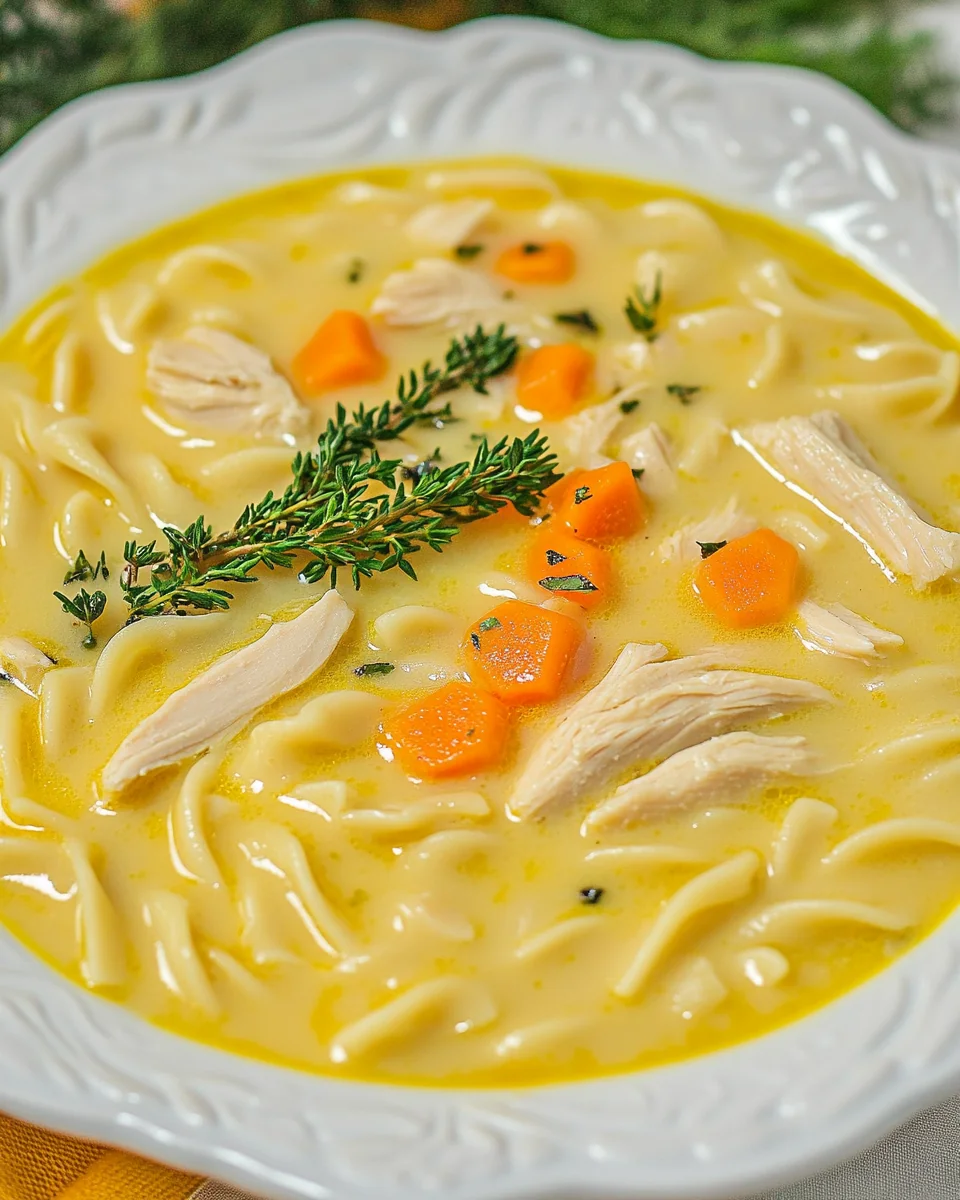 Creamy Chicken Noodle Soup For Cozy Nights - additional image