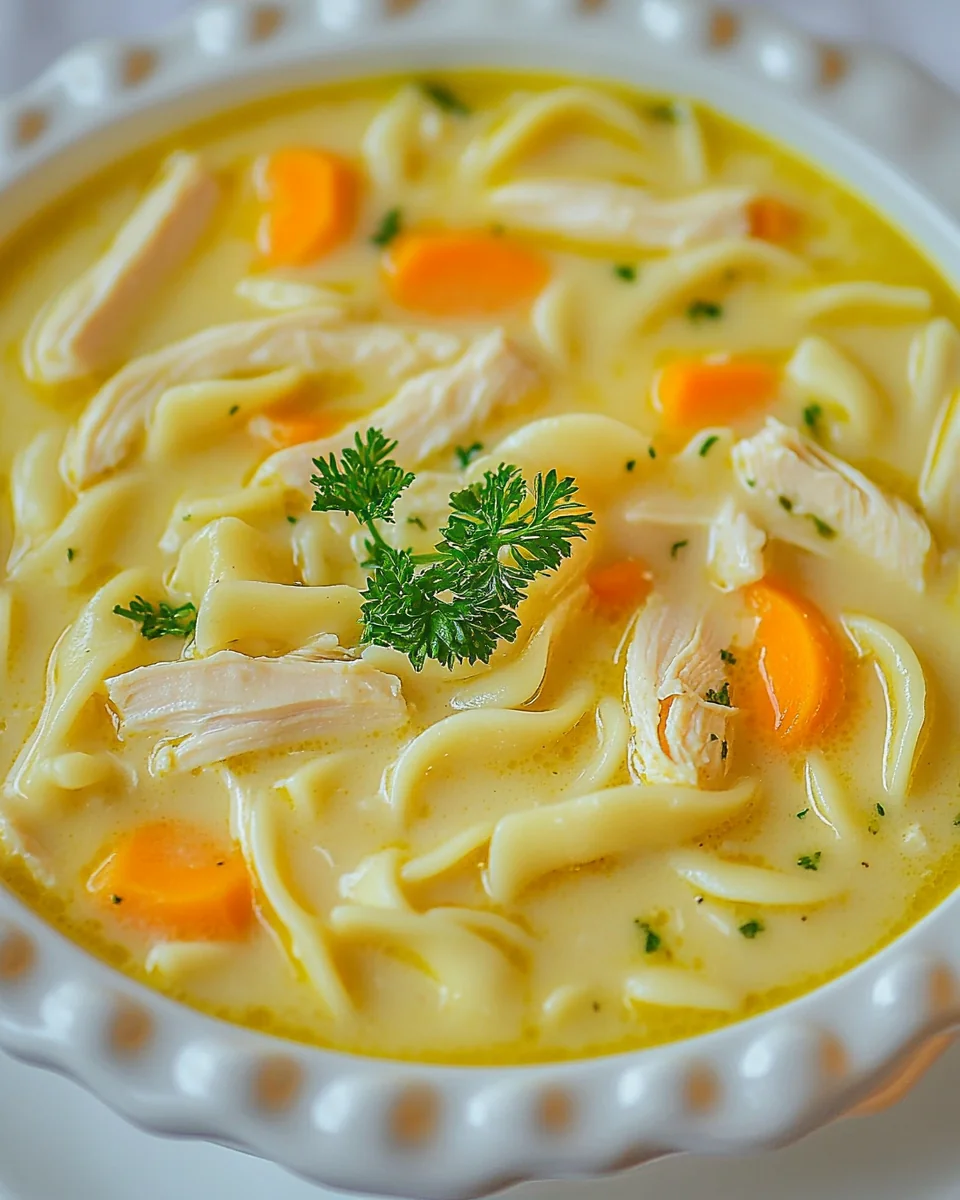 Creamy Chicken Noodle Soup For Cozy Nights - additional image