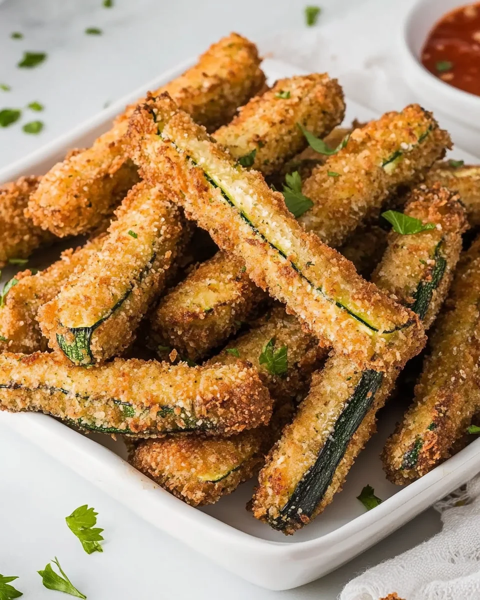 Crispy Homemade Zucchini Sticks - additional image