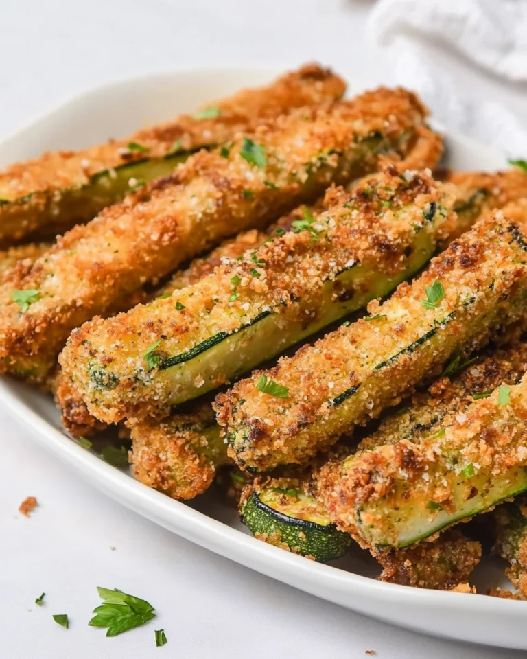 Crispy Homemade Zucchini Sticks