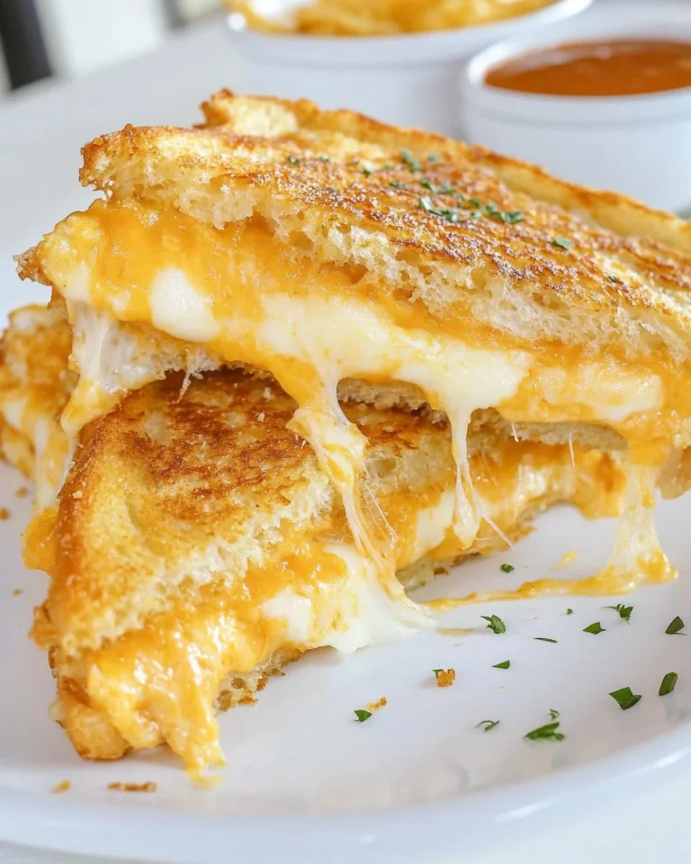 Crispy Homemade Grilled Cheese Sandwich