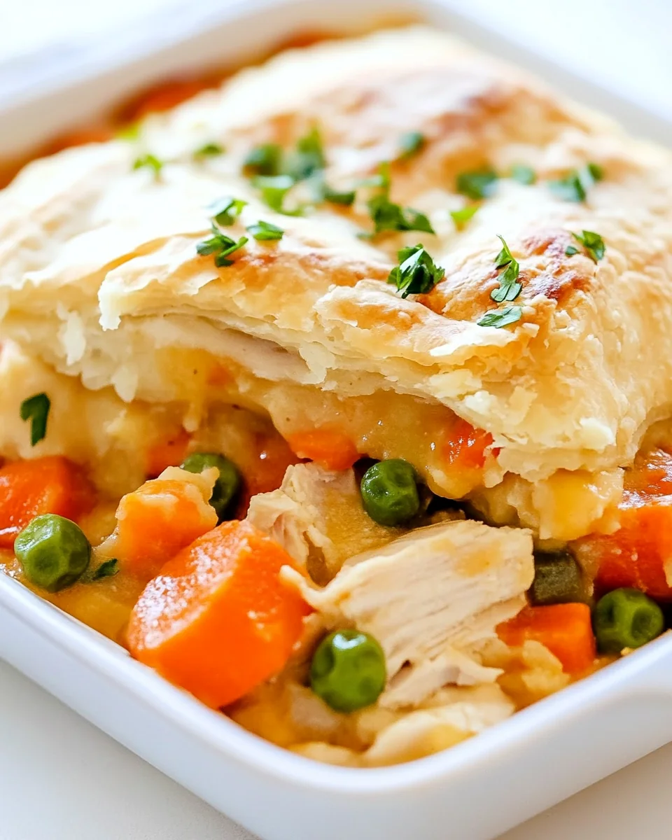 Dad's Cozy Leftover Turkey Pot Pie Casserole - additional image