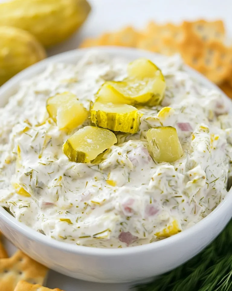 Simple Dill Pickle Dip for a Guilt-Free Snack