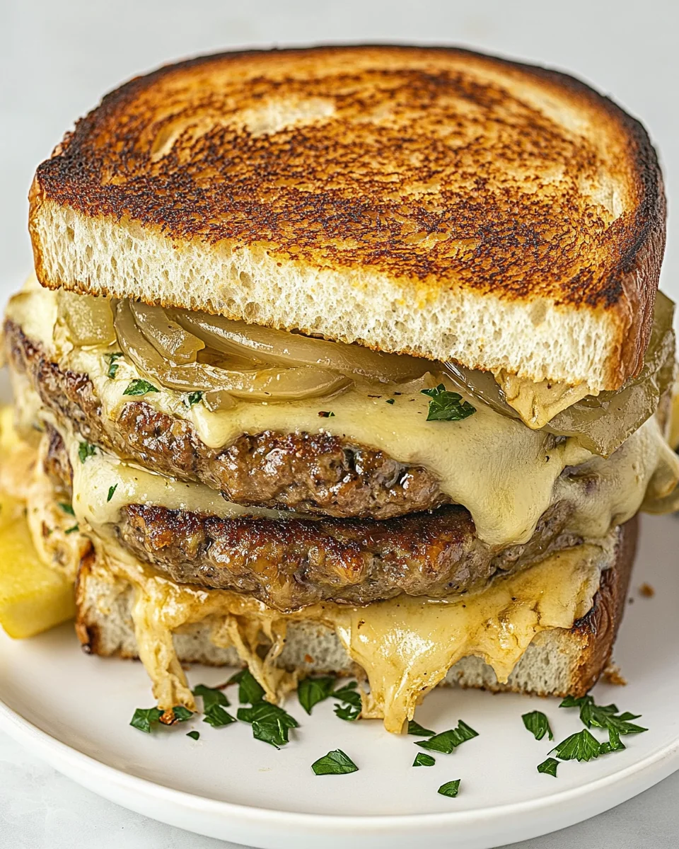 Classic Double Decker French Onion Patty Melt - additional image