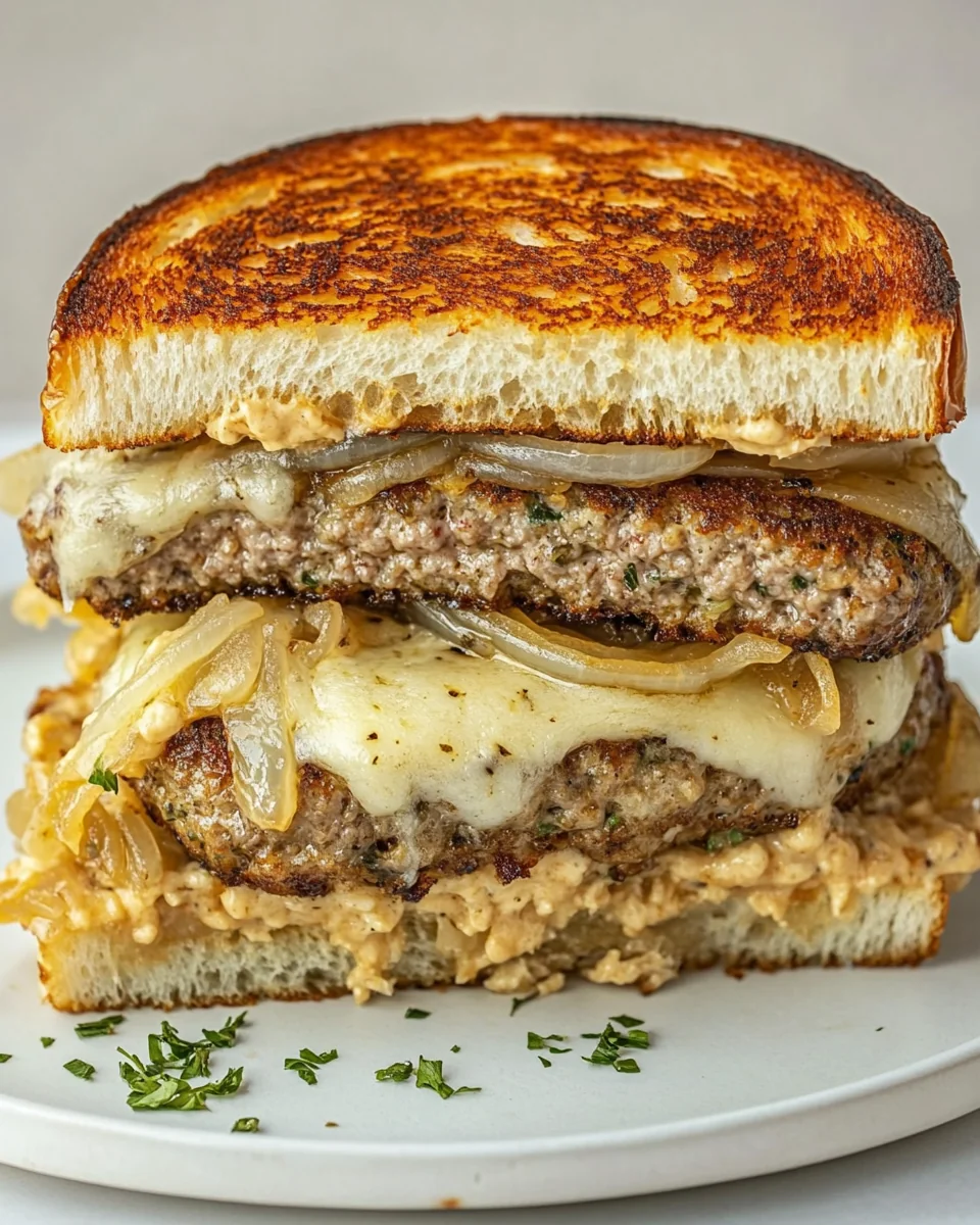 Classic Double Decker French Onion Patty Melt - additional image
