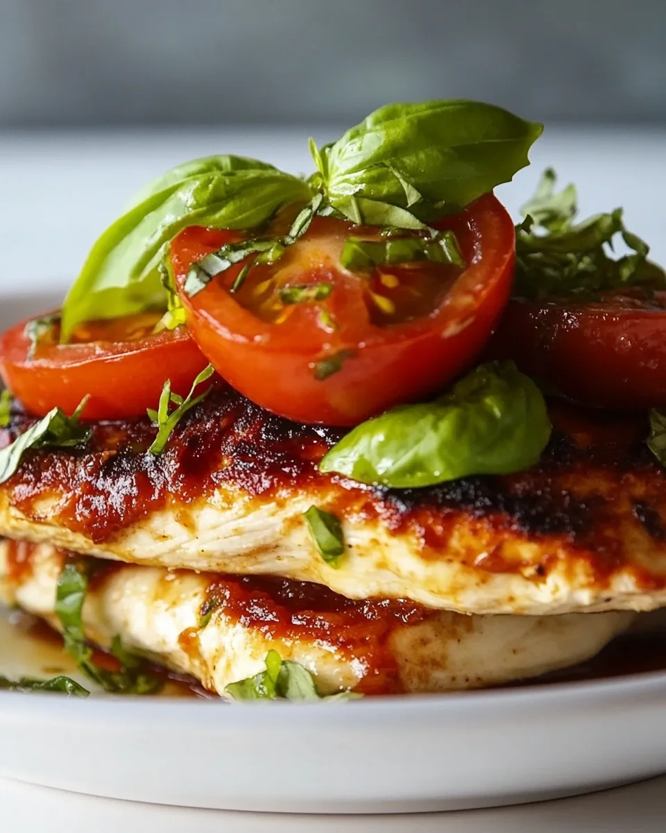 Simple Chicken Caprese Salad - additional image