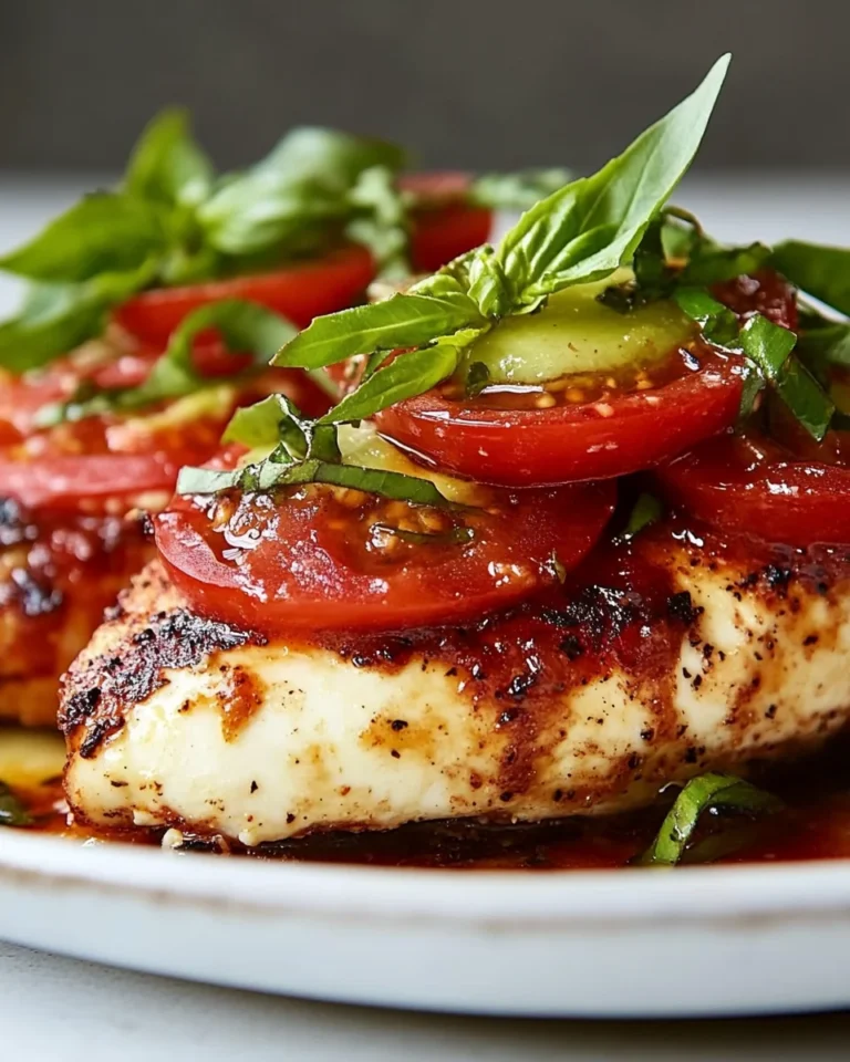 Simple Chicken Caprese Salad