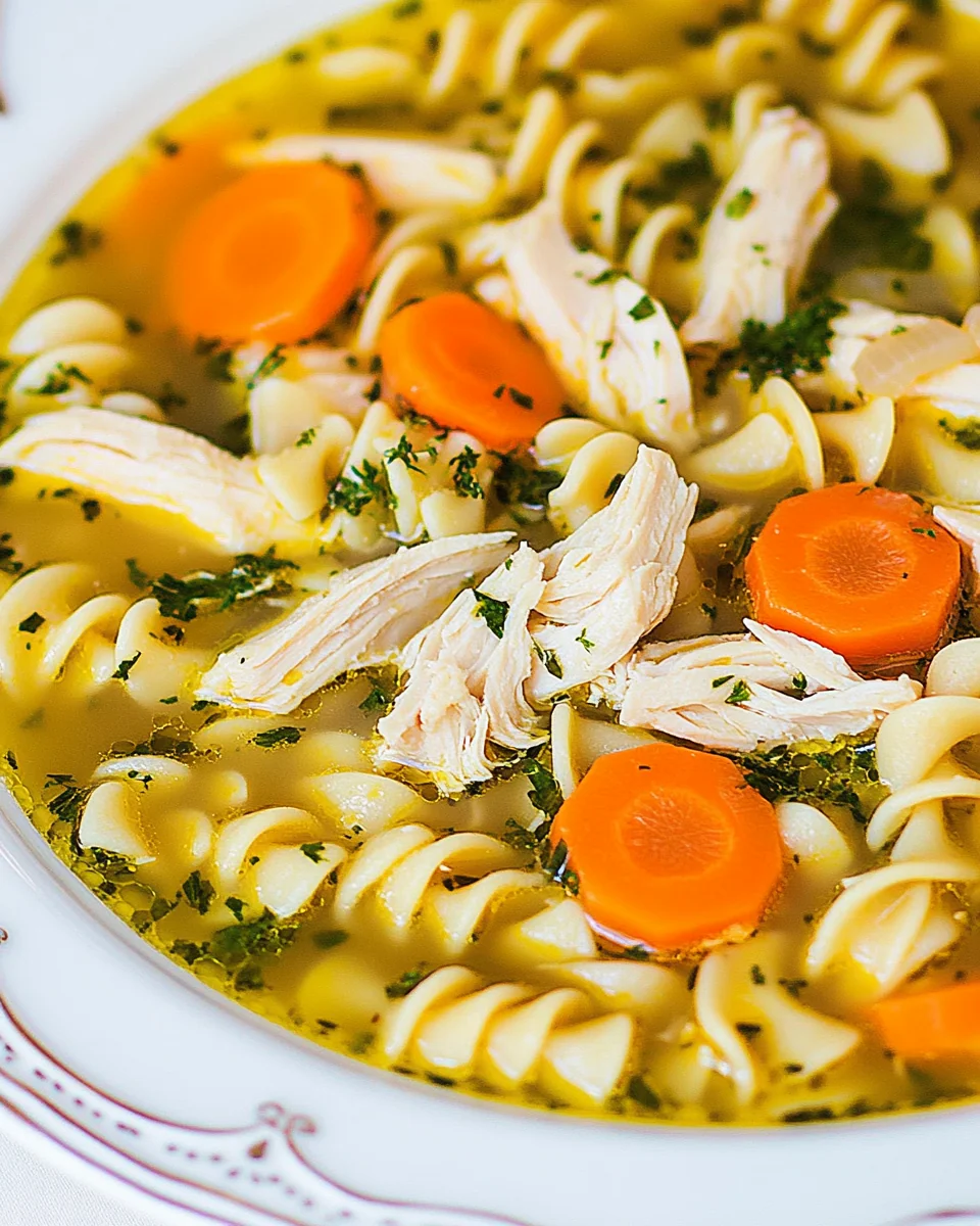 Simple Homemade Chicken Noodle Soup Recipe - additional image