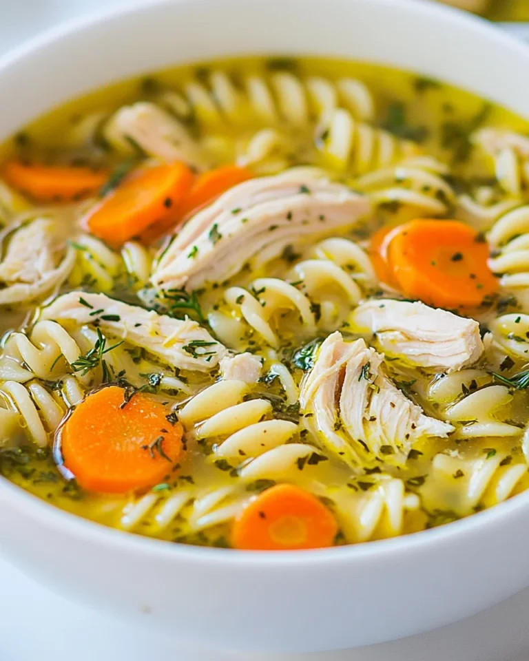 Simple Homemade Chicken Noodle Soup Recipe