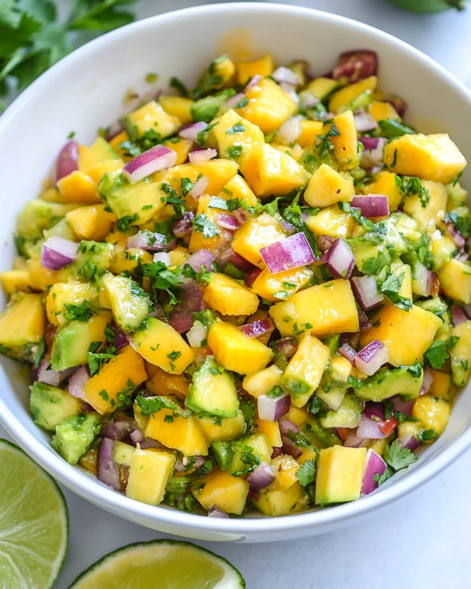 Simple Fresh Mango Salsa Recipe - additional image