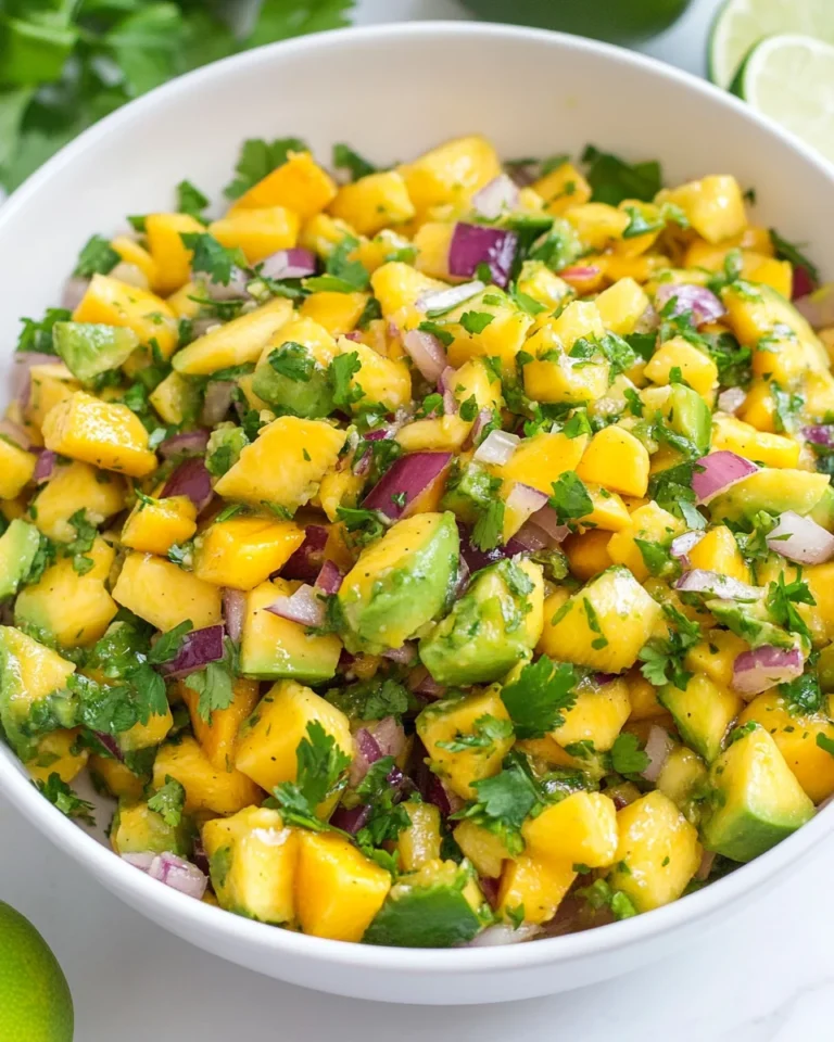 Simple Fresh Mango Salsa Recipe