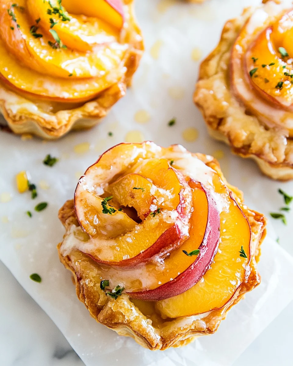 Simple Homemade Peach Tartlets Recipe - additional image