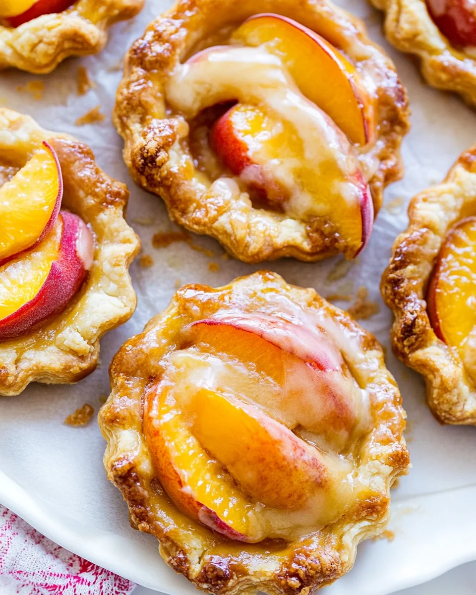 Simple Homemade Peach Tartlets Recipe - additional image