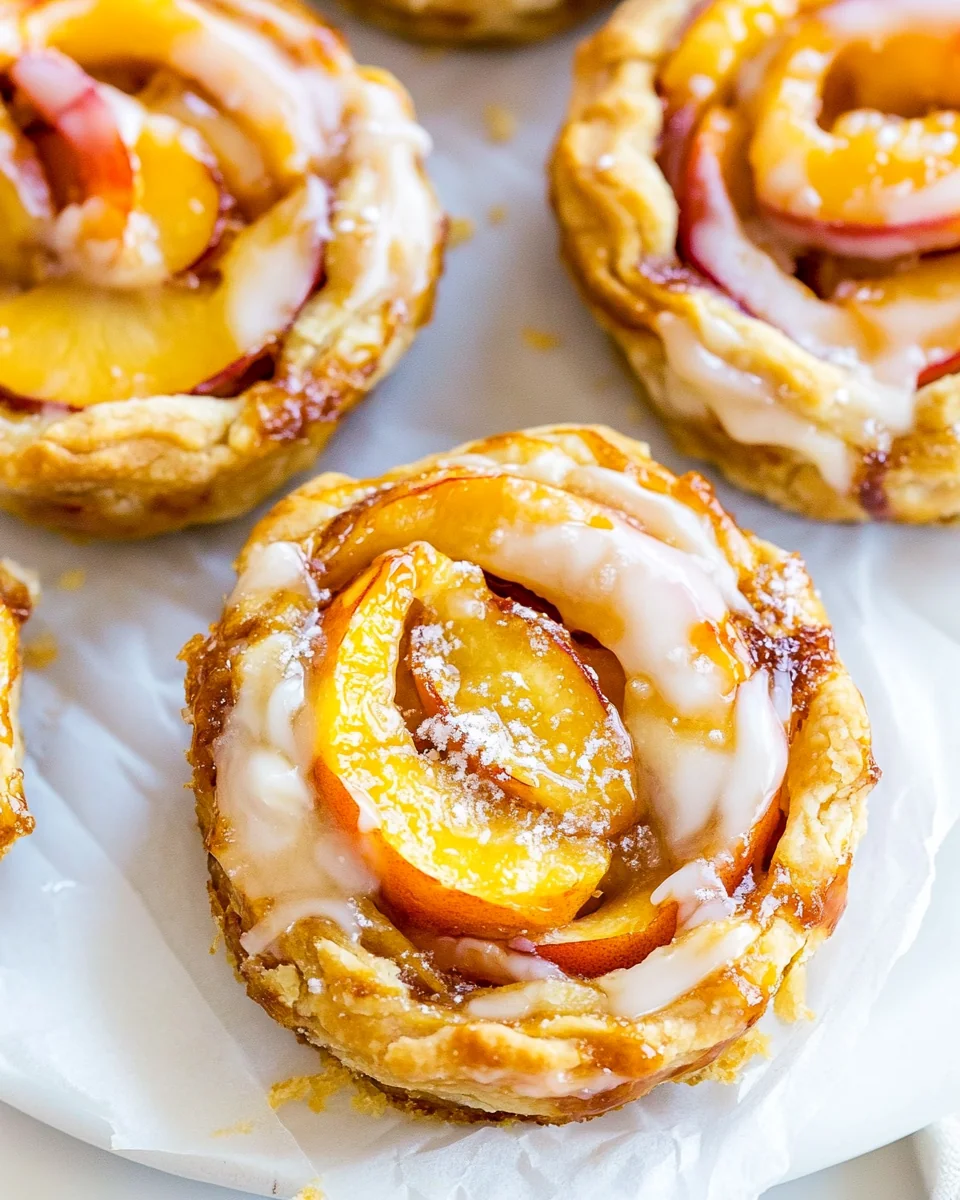 Simple Homemade Peach Tartlets Recipe - additional image