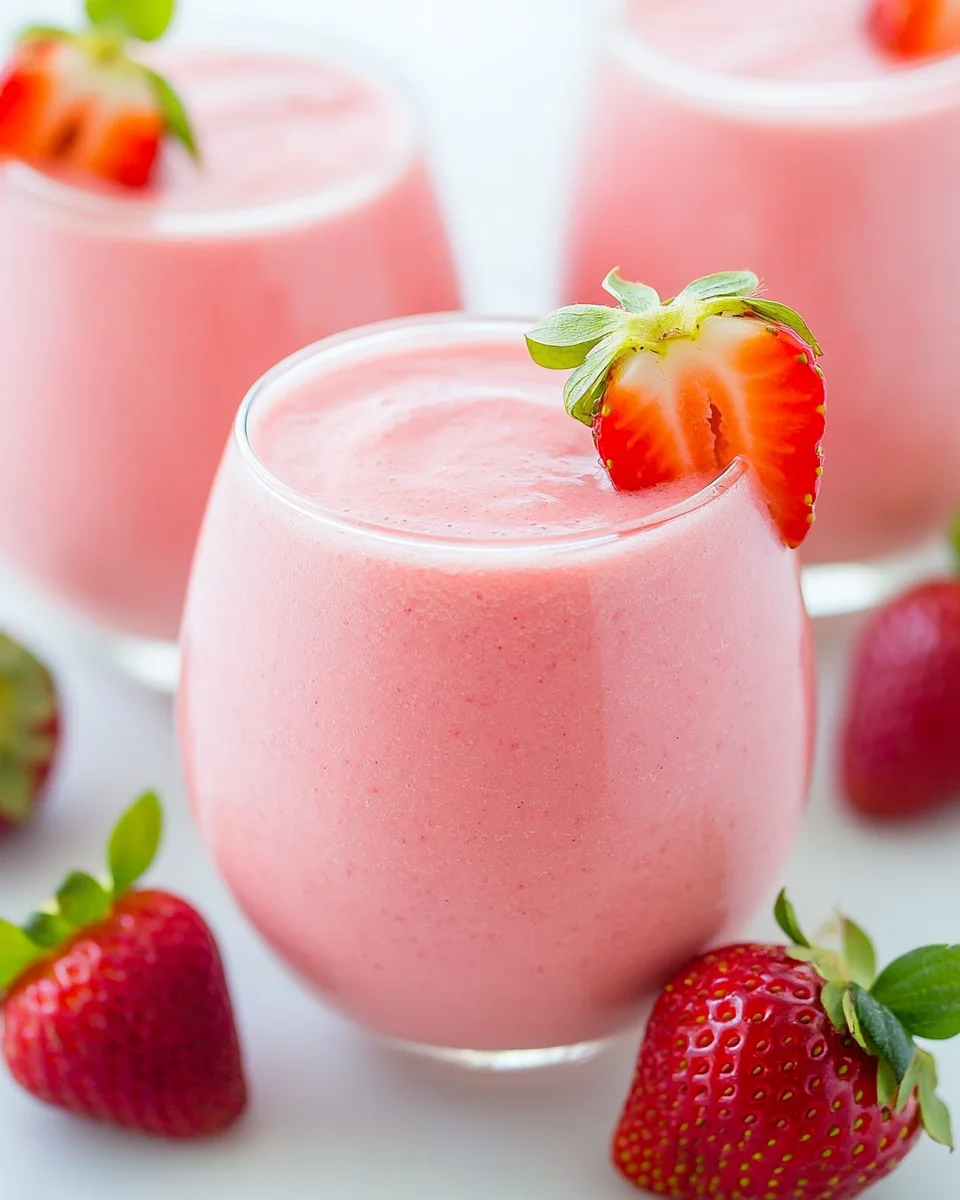 Simple Strawberry Smoothie Recipe - additional image