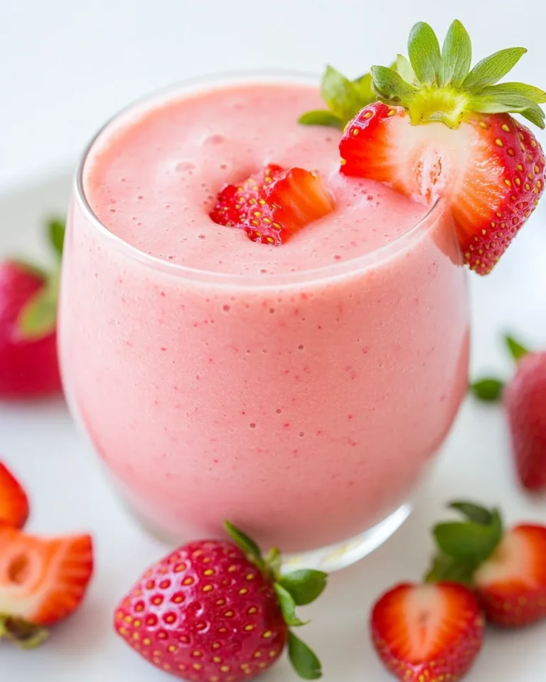 Simple Strawberry Smoothie Recipe