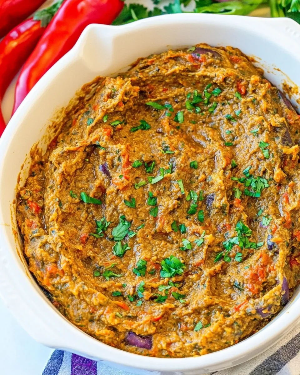 Simple Homemade Eggplant Spread Recipe - additional image